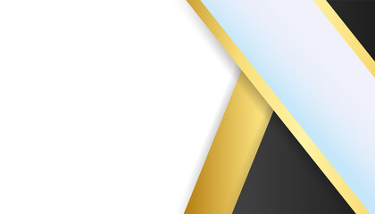 Black gold background. Modern luxury black and gold frame abstract background with shiny lines. Suit for business and corporate