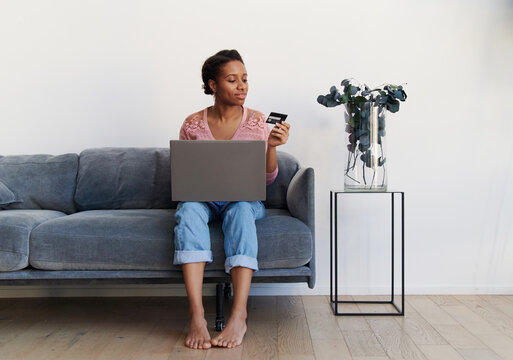 Woman Shopping For ECommerce