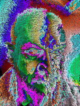 Glitch portrait