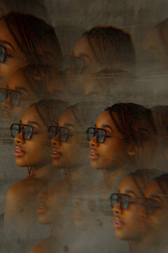 Black content woman 