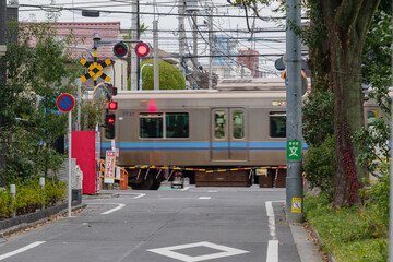 Obraz premium 浜田山の街の風景 浜田山、杉並区、東京、日本