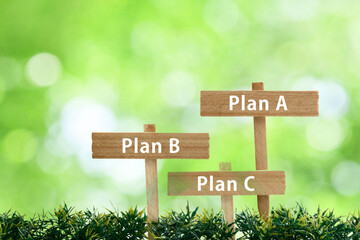 Plan A    Plan B    Plan C
