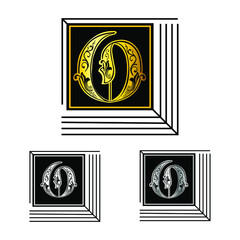 letter Q logo. minimal design concept, font logo design.