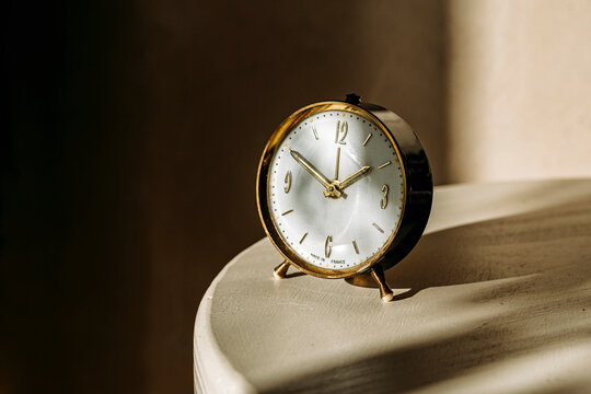 small Old alarm clock
