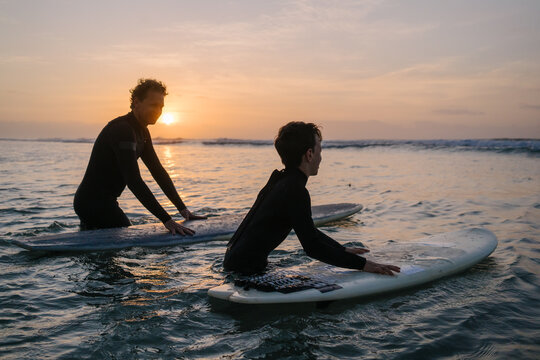 Going surfing