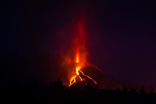 "La Palma" volcano eruption.