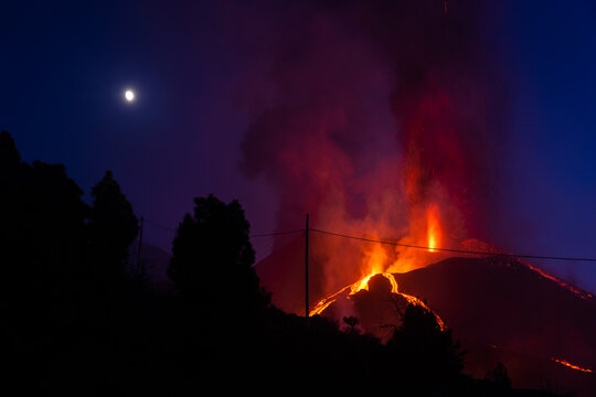 "La Palma" volcano eruption.