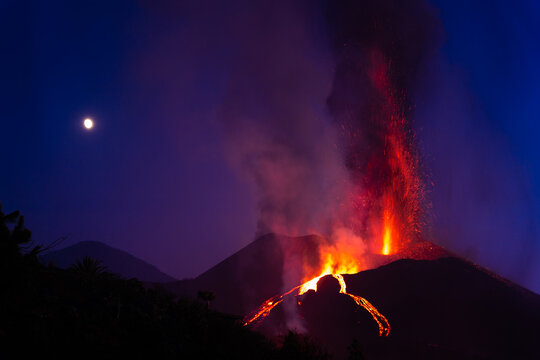 "La Palma" volcano eruption.