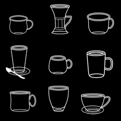 coffee cup set
