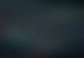 Black shimmer texture with green blue holographic effect. Dark low plain background.