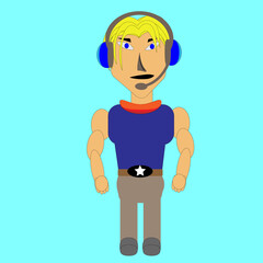 life style cartoons characters illustration