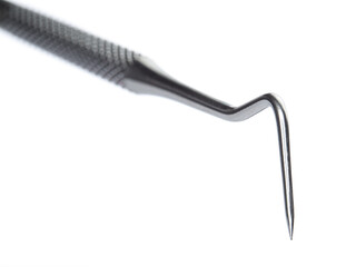 
Close up dental tool on white background