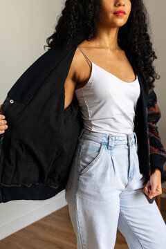 Female in vintage clothing