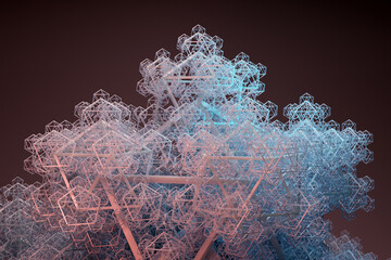 Fractal geometry pattern