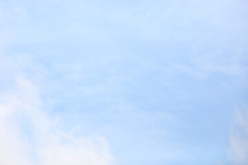 Sunny Blue sky background in daylight