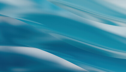 Abstract blue waves