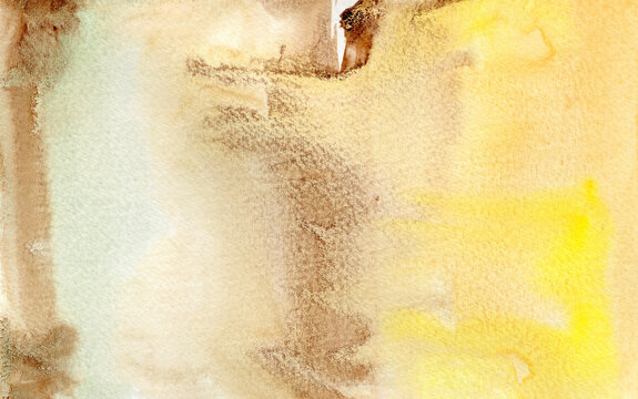 Yellow and brown abstract background 
