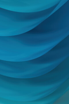 Abstract blue waves