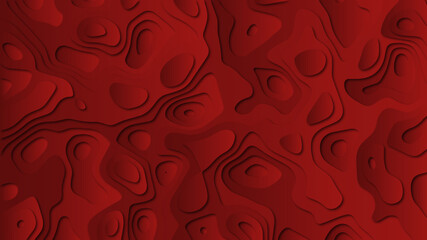 Paper cut background design with red color. can be used as a PC background, video, or other footage according to your needs