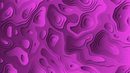 Paper cut background design with purple color. can be used as a PC background, video, or other footage according to your needs
