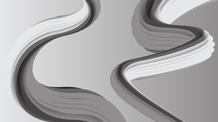 White and gray fluid background. can be used as a PC background, video, or other footage according to your needs