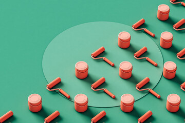 copy spaced image of a home renovation concept.