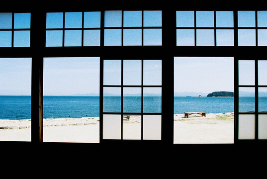 Fototapeta Shodoshima Framed Landscape
