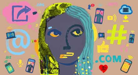 Social Media Influencer Concept