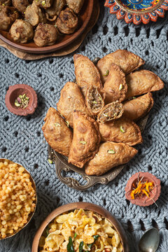 Dry Fruits Gujia Fritters