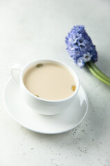 Obraz na płótnie Canvas Tea with milk and cardamom