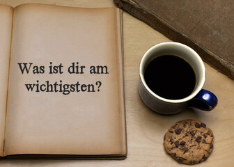 Was ist dir am wichtigsten?