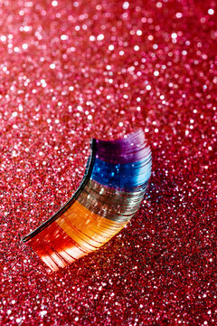 rainbow fake eyelash