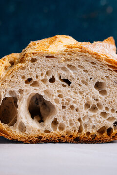 Close up of bread crumb
