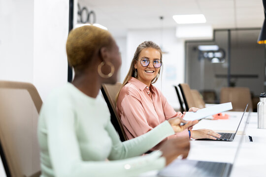 Business Women Working Together