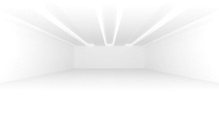 Abstract White Architecture Design Concept