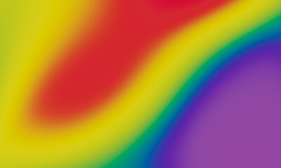 Abstract Blurred gradient rainbow color. LGBTQ+ background.