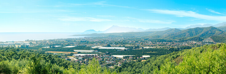 landscape of the mediterranean agricultural region
