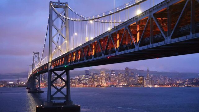 Golden Bridge, Bay Bridge, San Francisco, USA