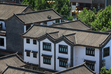 Fototapeta na wymiar Chinese traditional residential architecture, landscape, North China