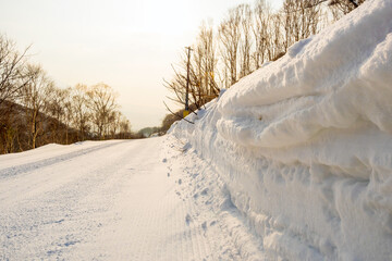 ski and snowboard trail