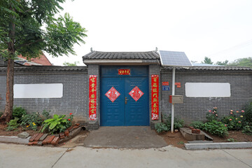 Rural Courtyard, architectural landscape, North China