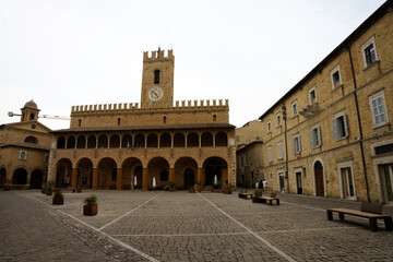 Fototapeta premium Offida, historic town in Ascoli Piceno province, Marches