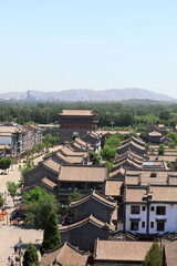 Fototapeta na wymiar Chinese traditional residential architecture, North China