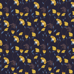 flower Very beautiful seamless pattern design for decorating, wallpaper, wrapping paper, fabric, backdrop and etc.