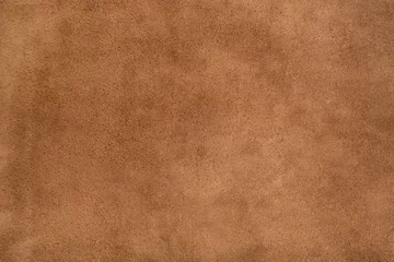 Brown suede leather texture background, genuine leather, top view. © kseniaso