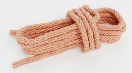 Realistic 3D Render of Rope
