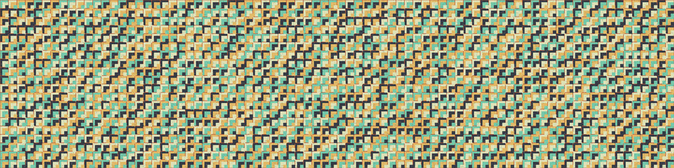 Fototapeta premium Abstract Geometric Pattern generative computational art illustration