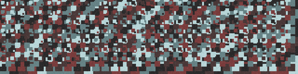 Fototapeta premium Abstract Geometric Pattern generative computational art illustration