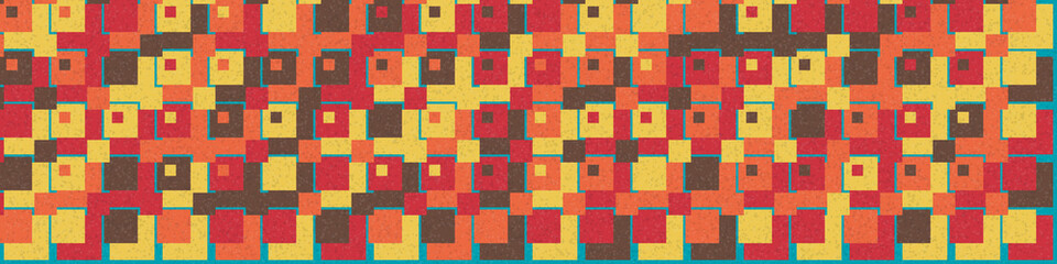 Abstract Geometric Pattern generative computational art illustration