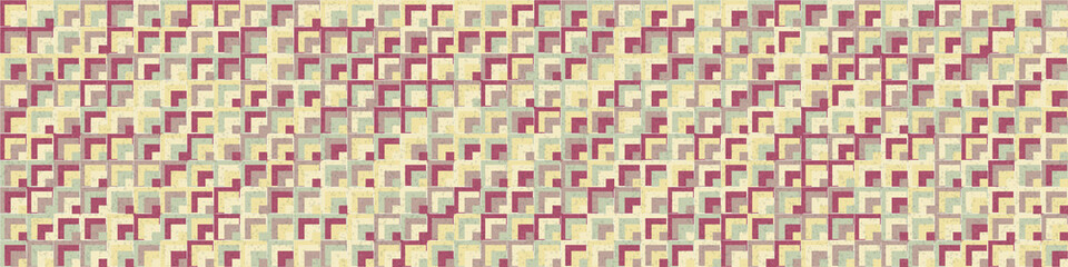 Abstract Geometric Pattern generative computational art illustration
